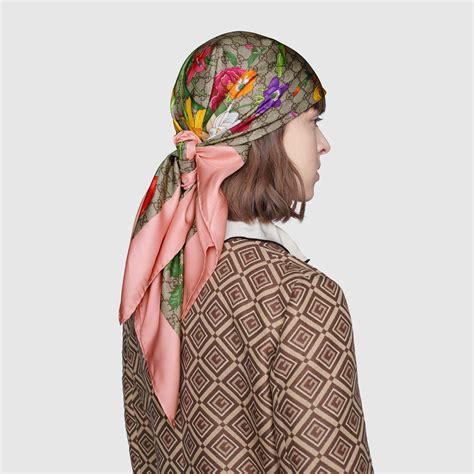 gucci silk scarf